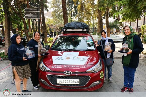 رالی مادران روی چرخ ـ برای شفای جهان به تهران رسید