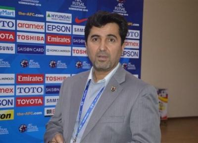 ناظم الشریعه: اردوی بعدی تیم ملی فوتسال با حضور بازیکنان اصلی برگزار می شود