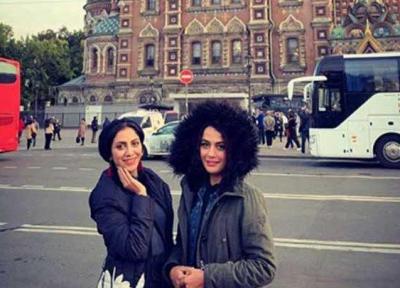 گشت و گذار دو خواهر مشهور ایرانی در روسیه ، تصاویر