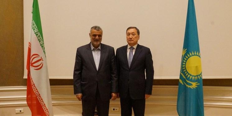 تأکید ایران و قزاقستان برای توسعه روابط در بخش های خصوصی و دولتی