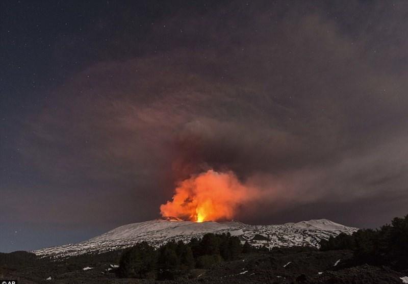 آتشفشان کوه اتنا در ایتالیا 10 زخمی در پی داشت