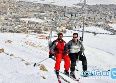 تفریحات زمستانی پیست اسکی بین المللی نسار را از دست ندهید