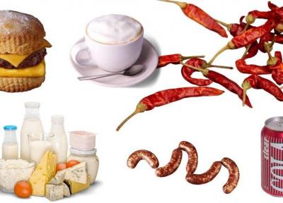 نکته بهداشتی ، پرهیز غذایی برای سوزش سردل