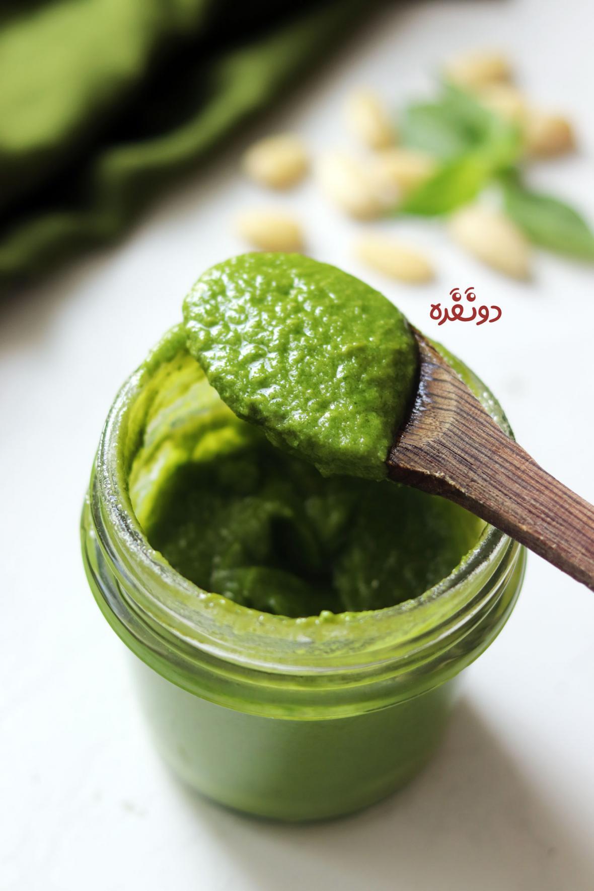چطور سس پستوی خوش رنگ داشته باشیم؟