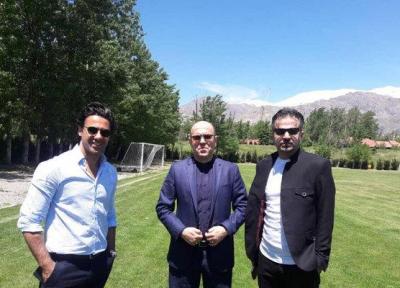 حضور احمد سعادتمند در تمرین امروز آبی پوشان