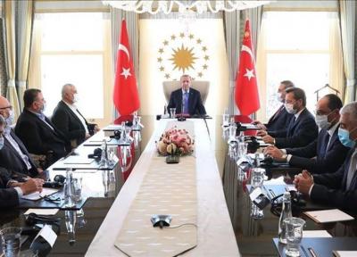 دیدار اردوغان و اسماعیل هنیه در استانبول