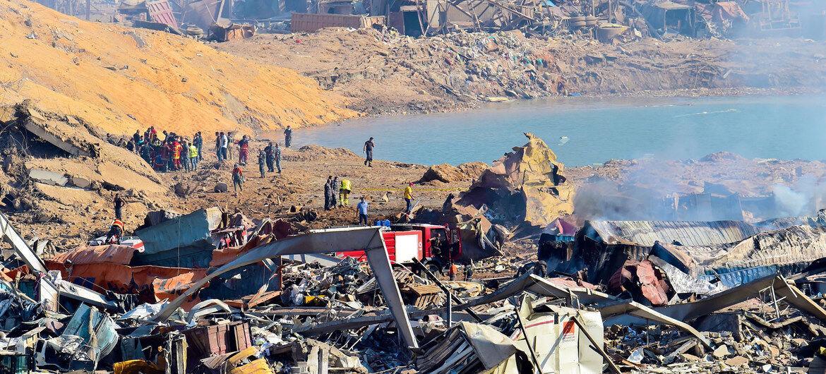 هشدار سازمان ملل درباره پیامدهای زیست محیطی انفجار بیروت