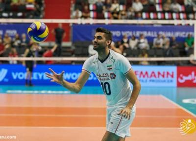 رونمایی از بازیکن تازه والیبال ایران مقابل فرانسه