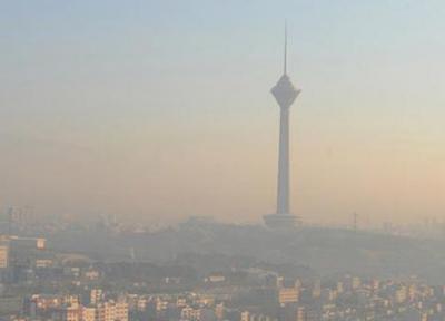 ارتفاع آلاینده ها از سطح شهر تهران در ساعات مختلف چقدر است؟
