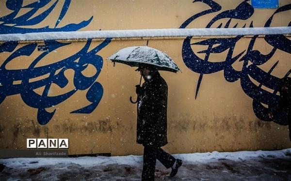 بارش برف و باران درتهران بارش برف و باران درتهران