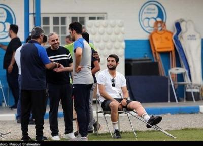 جلسه فنی مجیدی با بازیکنان استقلال، بازگشت مدافع مصدوم به تمرین آبی پوشان