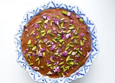 طرز تهیه حلوا عربی با شیر خشک